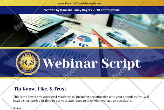 be your webinar consultant