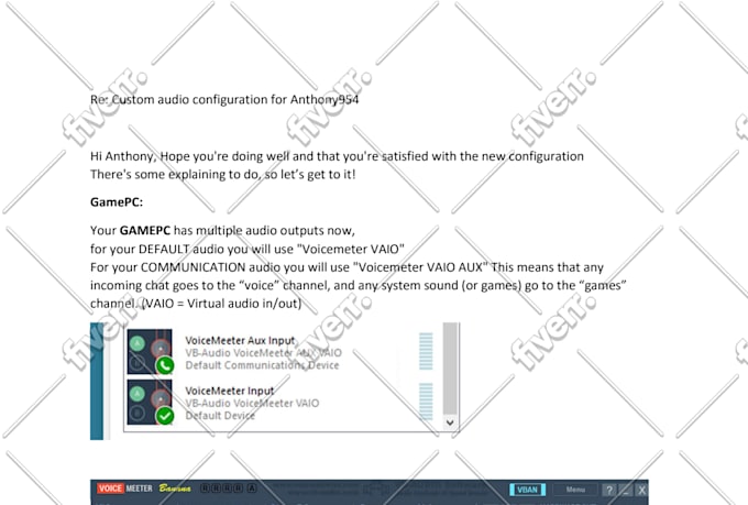 professionaly help you setup your streaming and dualpc audio