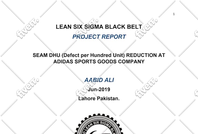 do lean six sigma projects and process improvement tasks