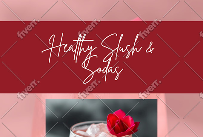 write and design smoothie, juice recipes for your cookbook