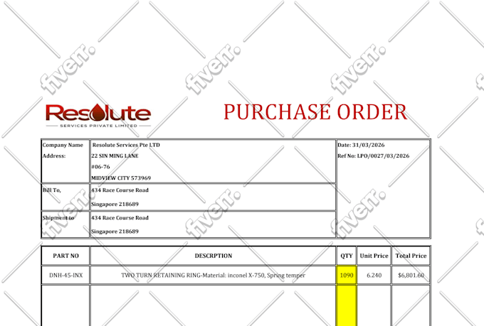 do data entry, invoicing, purchase order
