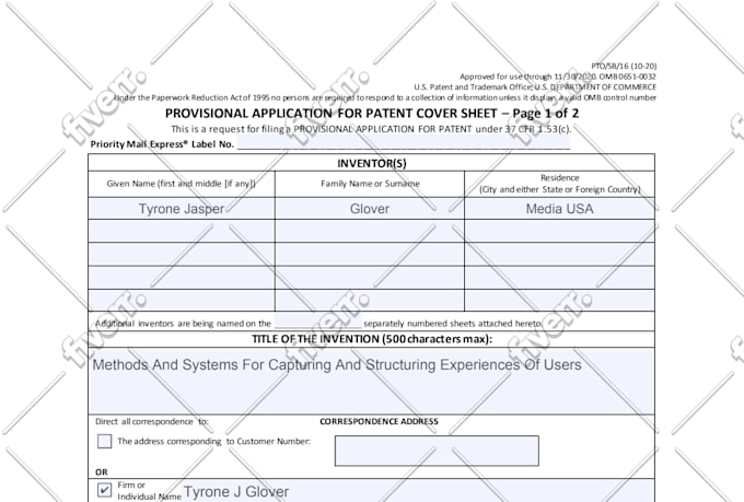 draft provisional patent drafting