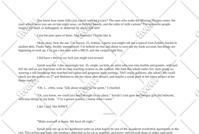 write your spicy, nsfw flash fiction