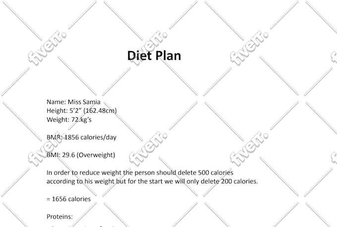 create a custom meal plan and nutrition plan