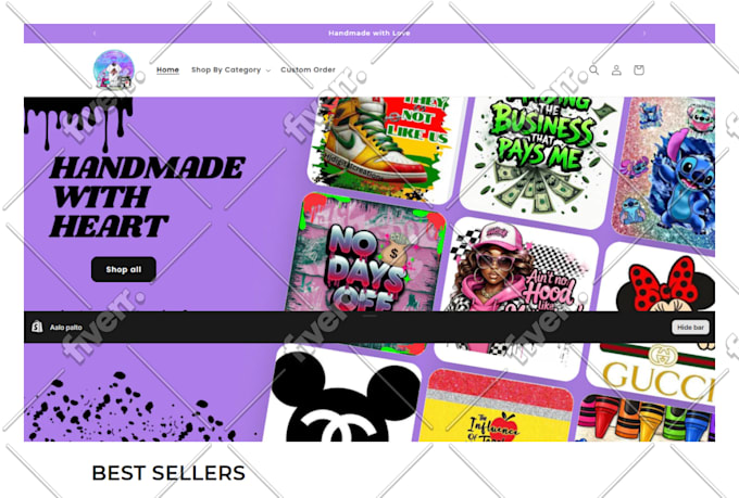 build shopify store or dropshipping ecommerce store, shopify website digital