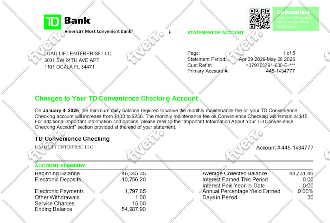 do the bank statements and,reconciliation