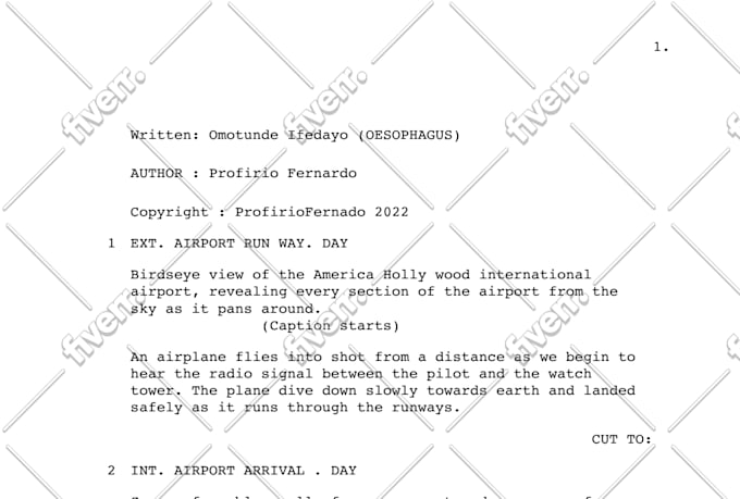 ghostwrite a jaw dropping horror or absurd movie script