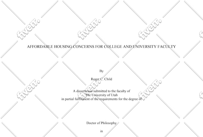 proofread, format thesis, dissertation and document of any level
