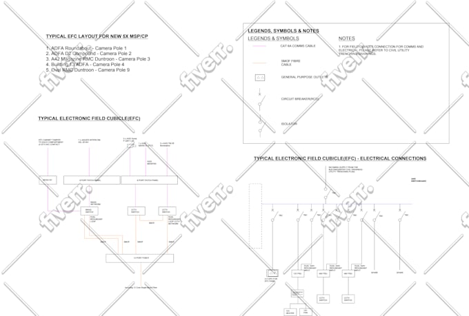 electrical autocad drafting from image or sketch or softwares