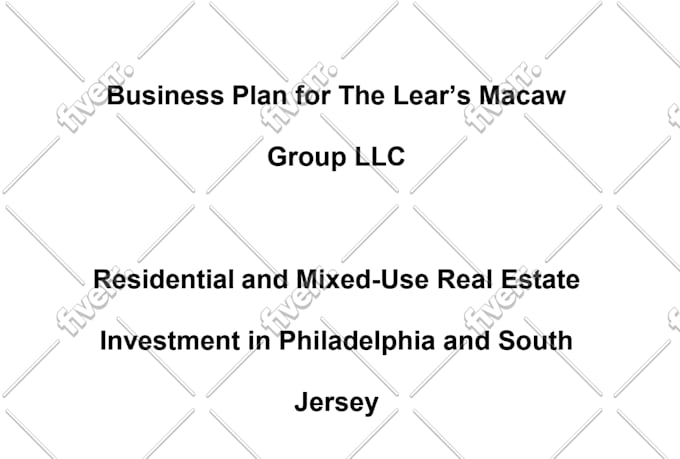 create a winning business plan for startups and loans