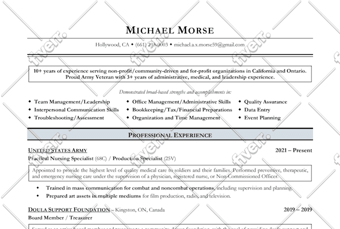 write a winning resume for management roles