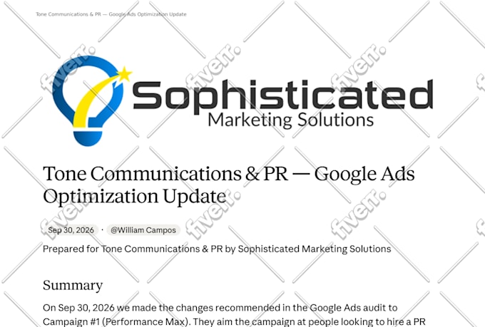 conduct a google ads audit