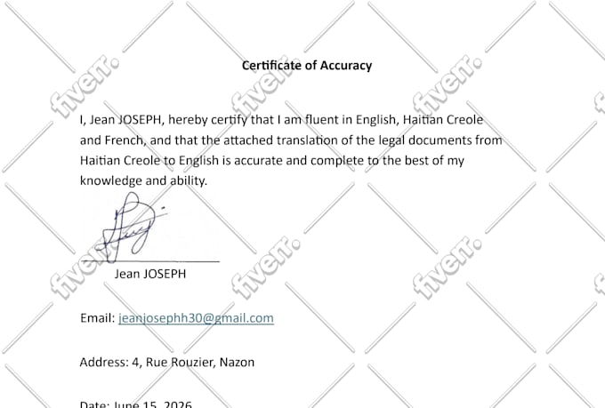 proofread and edit your haitian creole text