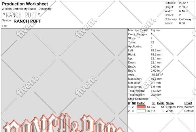 do embroidery digitizing, digitize image into dst, pes, jef, emb, pxf, ofm asap