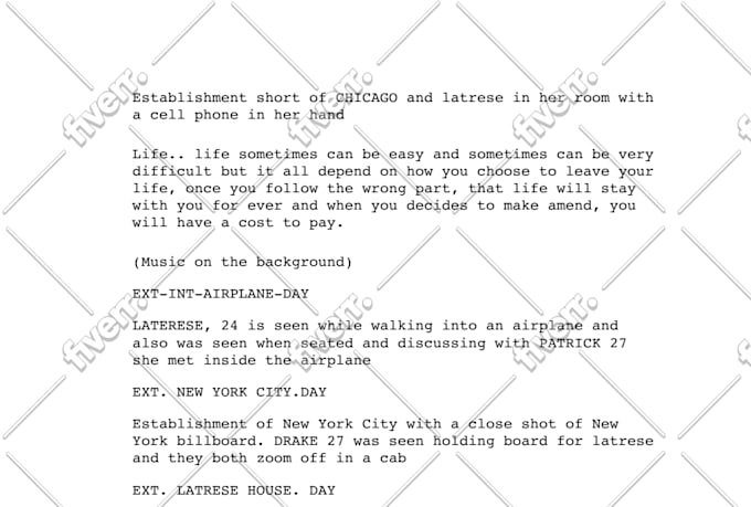 convert your story into a professional film script
