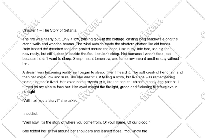 edit your fantasy, science fiction, or horror story