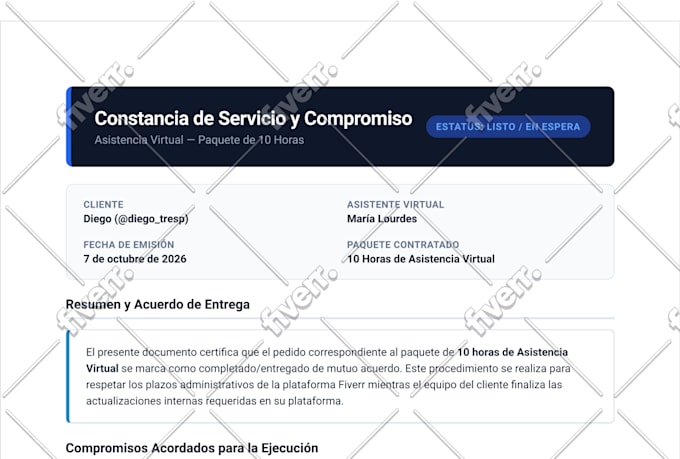 be your virtual assistant in spanish