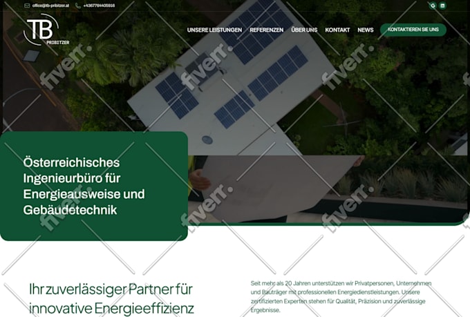 create landing page and complete wordpress website