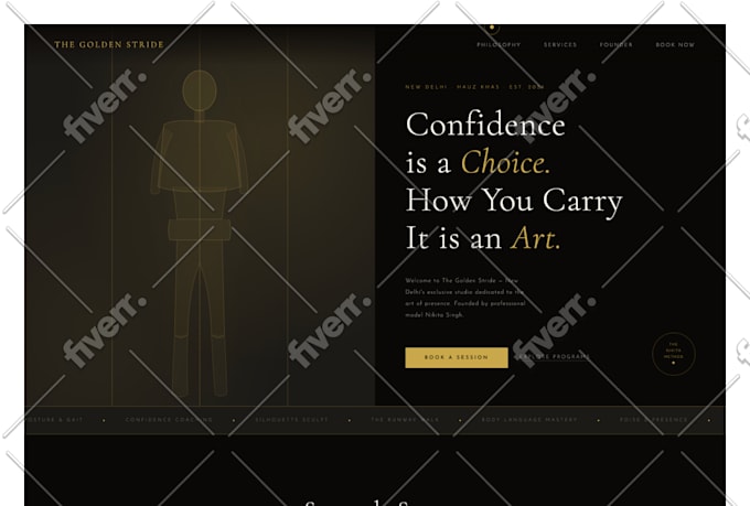 build a modern business website on wordpress or wix