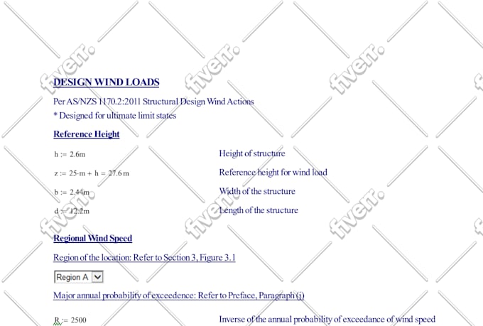 provide facade structural engineering calculation