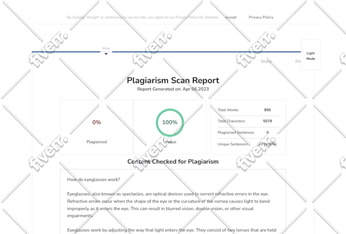 write medical and eye care content with clinical accuracy