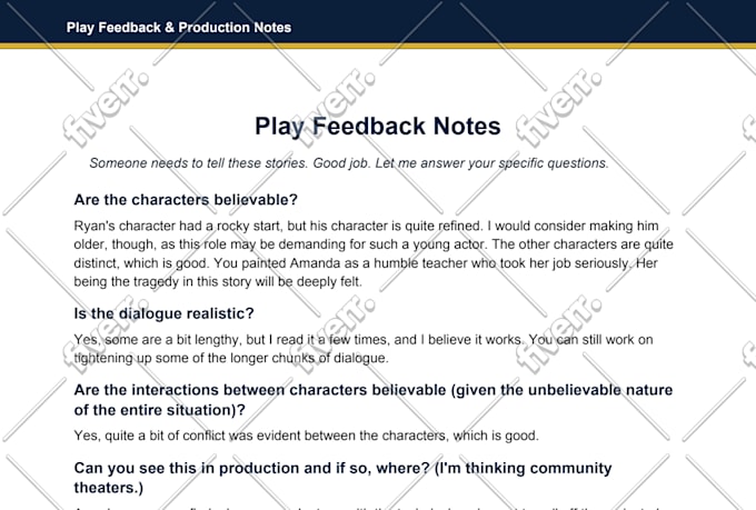 write your skit or full length stage play