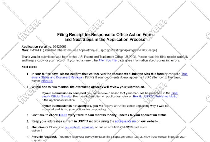 respond to a uspto trademark office action