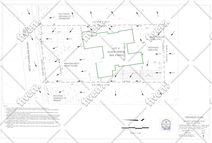 be your civil engineer for grading erosion control and drainage plans
