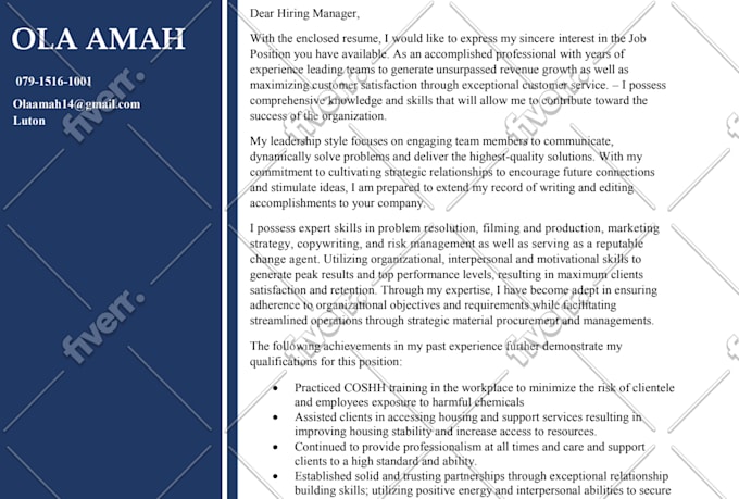 do professional resume and cover letter writing