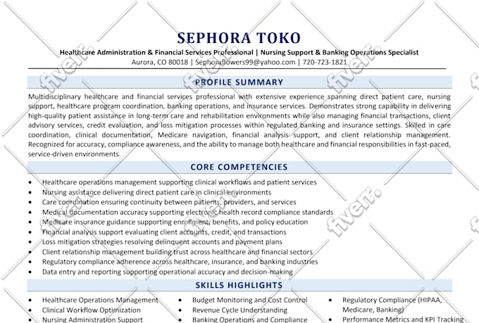 provide professional resume writing, cover letter service