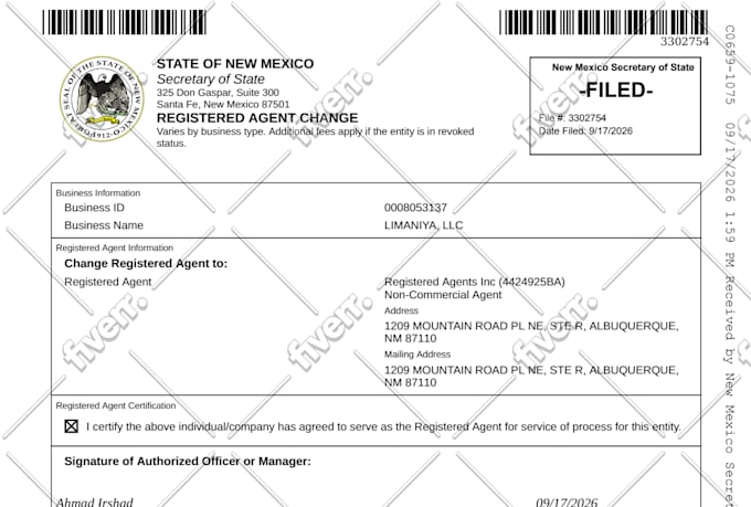 llc amendment, llc dissolution, llc reinstatement, llc address change