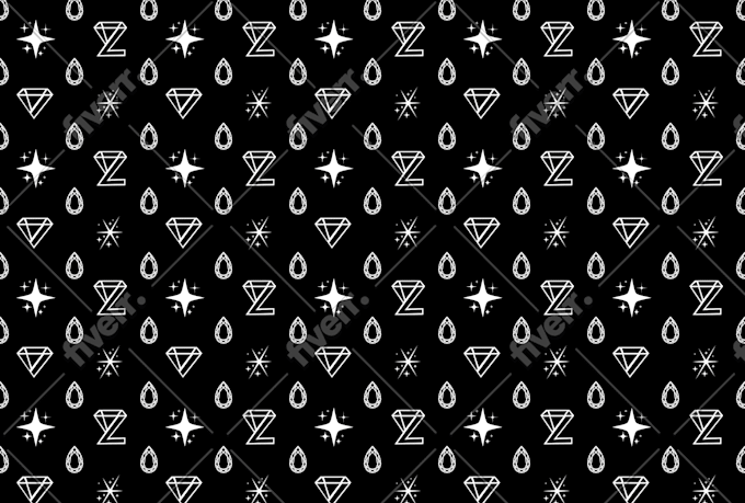 design luxury monogram seamless pattern for your brand
