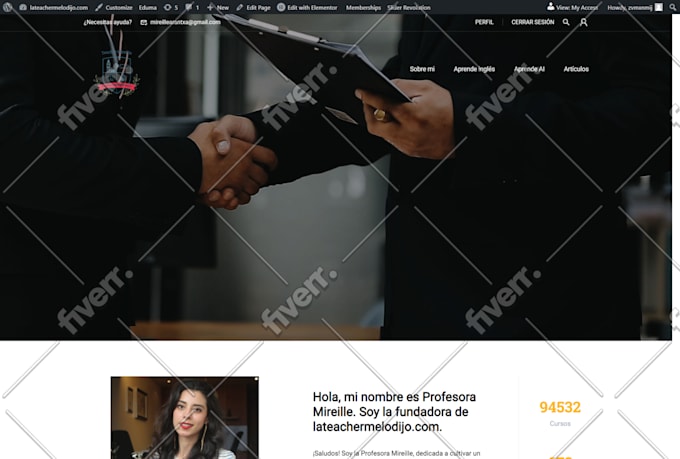 design or redesign wordpress websites using elementor, divi or wpbakery
