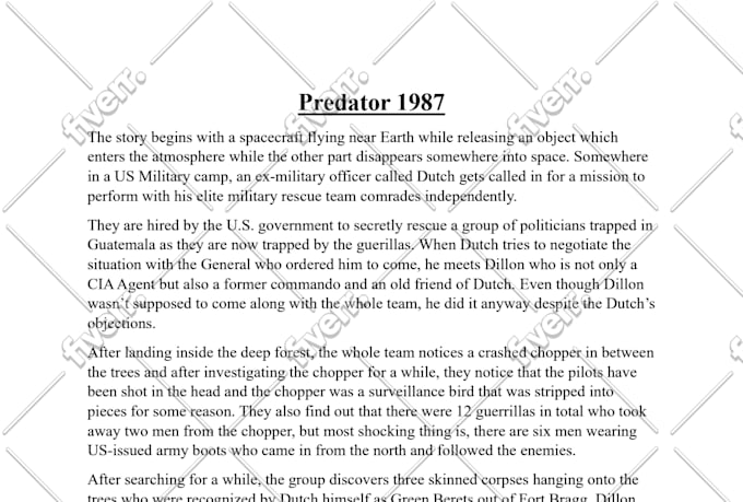write movie and film recap scripts for youtube
