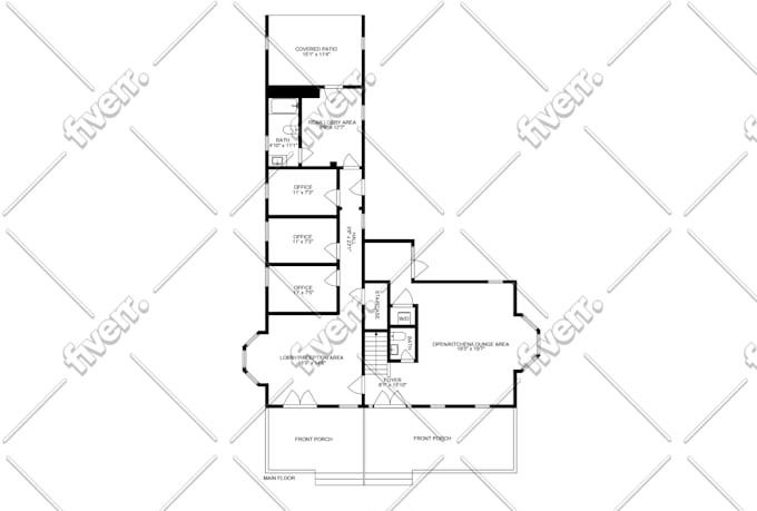 do 2d floor plan from matterport, custom professional design