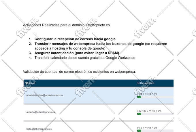 setup your new google workspace service
