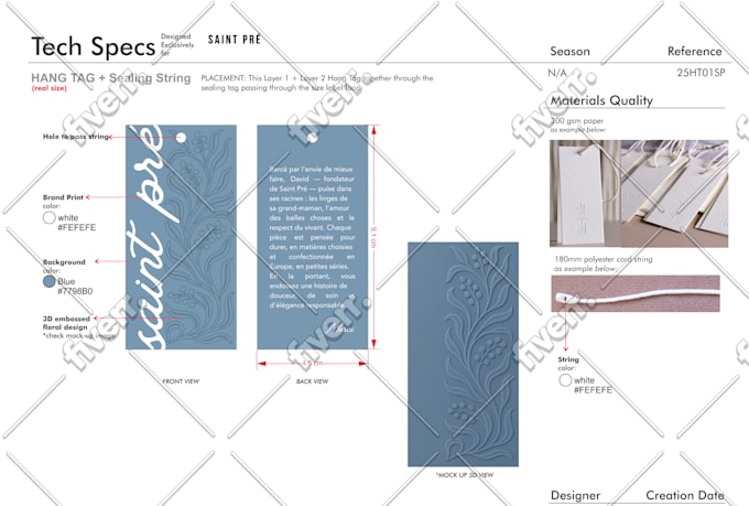 design your fashion brand collection labels