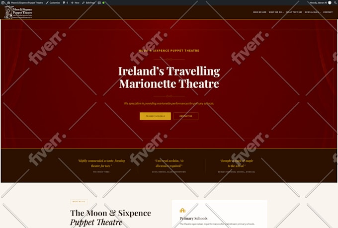 redesign wordpress website with kadence blocks