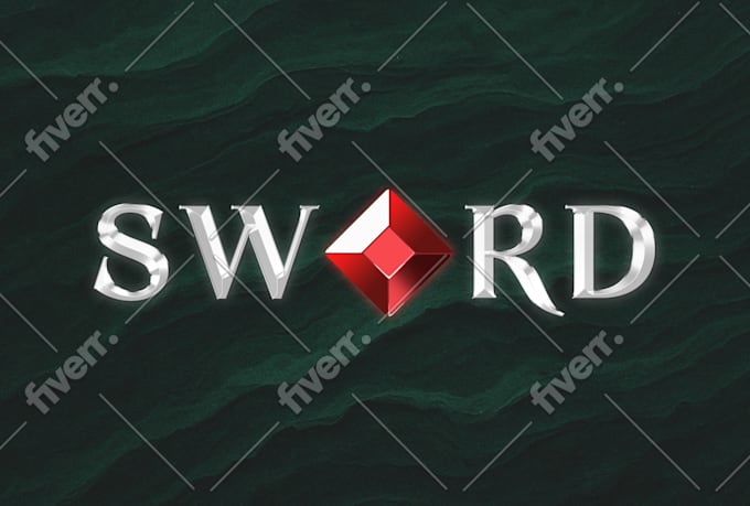design high quality premium logo title for your video games