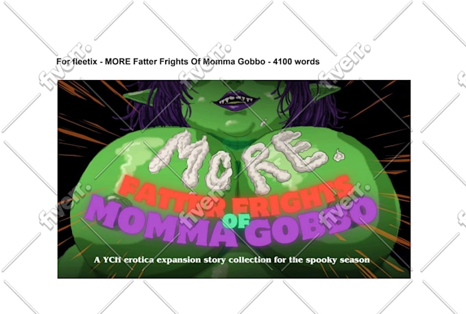 add your oc to an erotic horror weight gain anthology