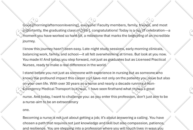 write a motivational, inspirational and persuasive script