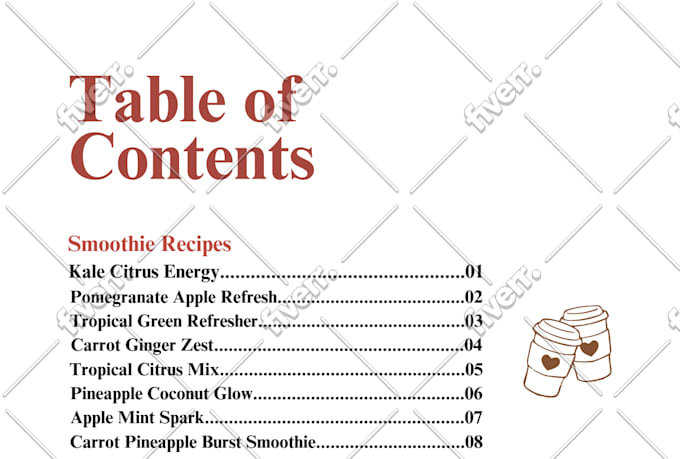 write healthy smoothie and juice recipes for your cookbook, recipe book