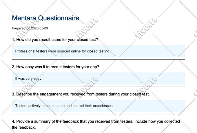 provide 12 testers or 20 testers for google play closed testing