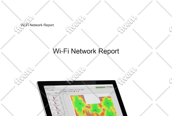 plan, design wifi and heatmap in ekahau pro or ibwave