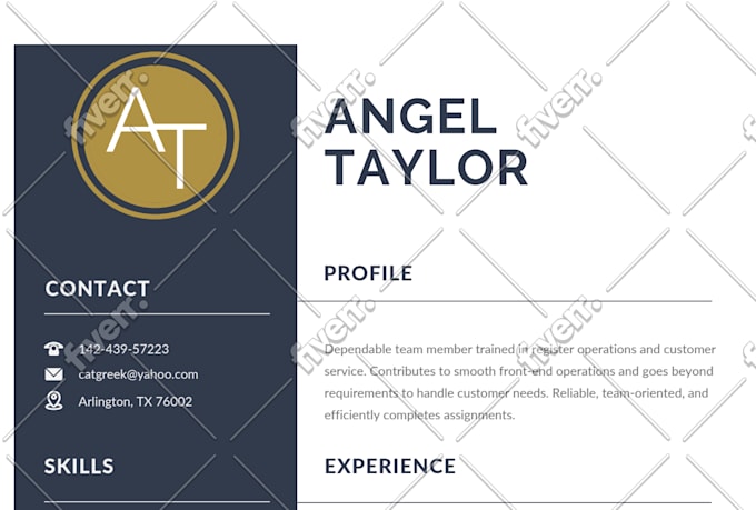 make professional CV, resume in PDF or doc