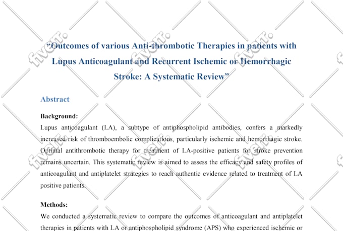 do medical manuscript, systematic review, review article, case report