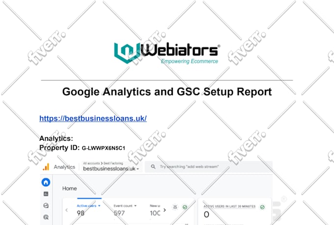 setup google analytics and tag manager with search console