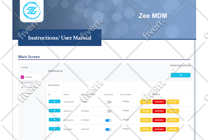 develop parental control , mdm system for your enterprise