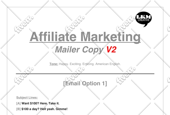 write deeply persuasive sales email copy