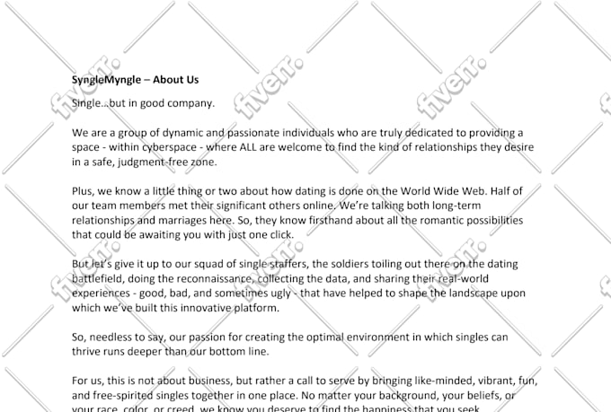 write for your dating and relationship blog